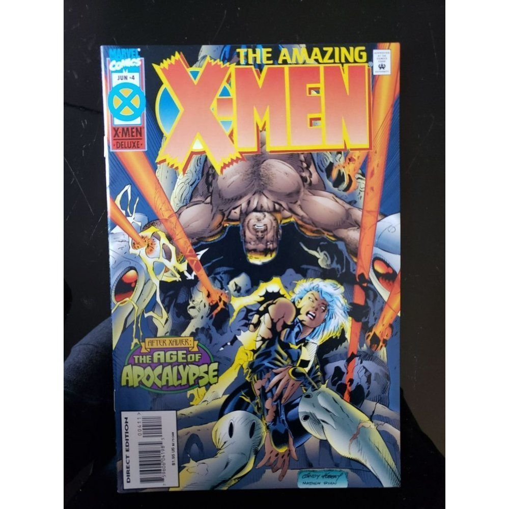 Marvel Amazing X-Men 4 Age of Apocalypse Storm Quicksilver Andy Kubert 1995